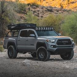 KC HiLiTES Platform One Roof Racks with 360-Degree Lighting for 2005-2023 TACOMA - AK-92303