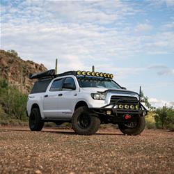 KC HiLiTES Platform One Roof Racks with 360-Degree Lighting for 2007-2021 TUNDRA - AK-92310