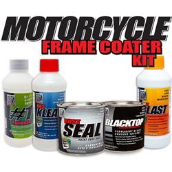 KBS Motorcycle Frame Coater Kit 8 Oz. Gloss Gray/Silver 5100301