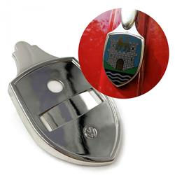 KaferLab VW Hood Badge Crest Mounting Bases for 1951-1963 BEETLE - LABHCB1
