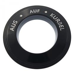 KaferLab Switch Trim Ring Magnetic Covers for 1950-1979 BEETLE, 1955-1974 KARMANN GHIA, 1949-1955 TRANSPORTER - LABTRC06BK