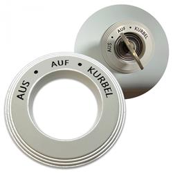 KaferLab Switch Trim Ring Magnetic Covers for 1950-1979 BEETLE, 1955-1974 KARMANN GHIA, 1949-1955 TRANSPORTER - LABTRC06SB