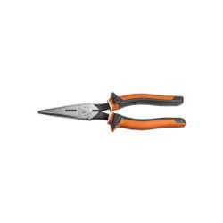 Klein Tools Heavy-Duty Side-Cutting Long-Nose Pliers With Extended Handles 2038EINS