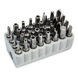 Klein Tools Magnetic Screwdrivers with 32-Piece Tamperproof Bit Sets 32525
