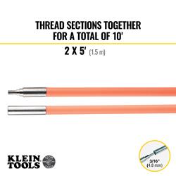 Klein Tools Fish Tape Components 50103