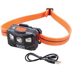 Klein Tools Rechargeable 400 Lumen Headlamps with Silicone Strap 56064
