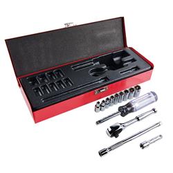 Klein Tools 1/4 in. Socket Wrench Sets 65500