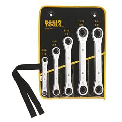 Klein Tools Ratcheting Box-End Wrenches 68221