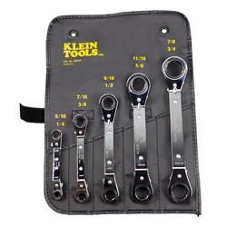 Klein Tools Reversible Ratcheting Offset Box Wrenches 68245