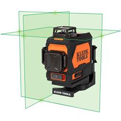 Klein Tools Rechargeable Self-Leveling Green Planar Laser Levels