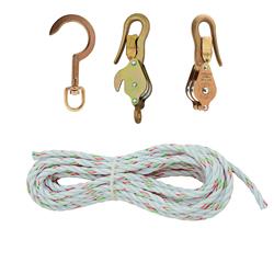 Klein Tools Block and Tackle with Guarded Hooks