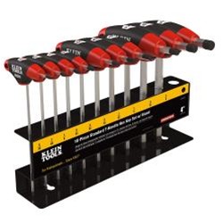 Klein Tools Journeyman SAE T-Handle Hex Keys JTH410E