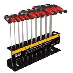 Klein Tools Journeyman SAE T-Handle Hex Ball-End Keys JTH610EB