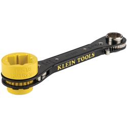 Klein Tools 6-in-1 Lineman's Ratcheting Wrenches KT155T