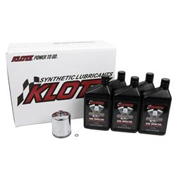 Klotz Synthetic Basic V-Twin Oil Service Kits KH-111
