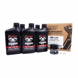 Klotz Synthetic Basic V-Twin Oil Service Kits KH-122