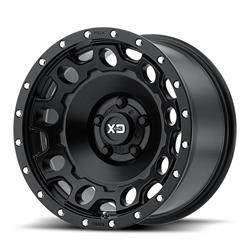 KMC XD12979080712N KMC XD129 Holeshot Satin Black Wheels
