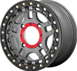 KMC KS240 Recon Beadlock Gunmetal Wheels 15x7