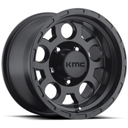 KMC KM522 Enduro Matte Black Wheels 18x9