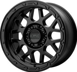 KMC KM535 Grenade Off-Road Matte Black Wheels 17x8.5