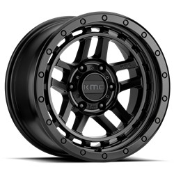 KMC KM540 Recon Satin Black Wheels 18x8.5