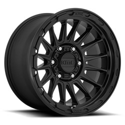 KMC KM542 Impact Series Satin Black Wheels 16x7