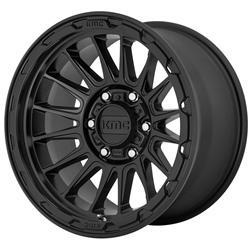 KMC KM542 Impact Series Satin Black Wheels 17x9