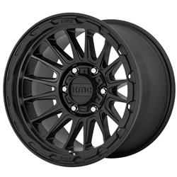 KMC KM542 Impact Series Satin Black Wheels 17x8