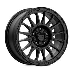 KMC KM542 Impact Series Satin Black Wheels 17x8.5