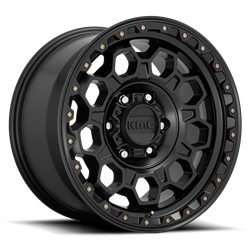 KMC KM545 Trek Satin Black Wheels 17x9