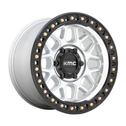 KMC KM549 GRS Series Machined Satin Black Wheels 17x9