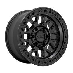 KMC KM549 GRS Series Satin Black Wheels 17x9