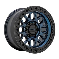 KMC KM549 GRS Series Midnight Blue with Gloss Black Lip Wheels 20x9