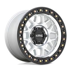 KMC KM549 GRS Series Machined Satin Black Wheels 18x9