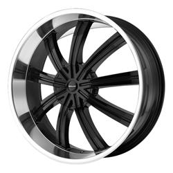 KMC KM672 Widow Chrome Wheels 24x9.5