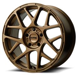 KMC KM708 Bully Matte Bronze Wheels 17x8