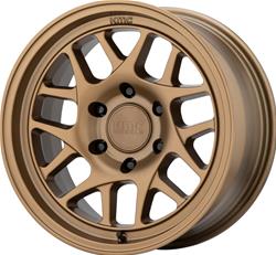 KMC KM717 Bully OL Matte Bronze Wheels 17x8.5