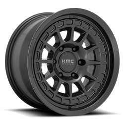 KMC KM719 Canyon Satin Black Wheels 17x8