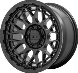 KMC KM722 Technic Satin Black Wheels 20x9