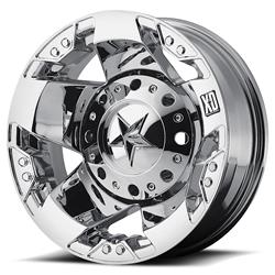 KMC XD77566080294N KMC XD775 Rockstar Dually Chrome Wheels