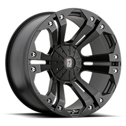 KMC XD778 Monster Matte Black Wheels 18x9