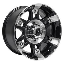 KR7 KMC XD79779068312N KMC XD797 Spy Gloss Black Machined Wheels