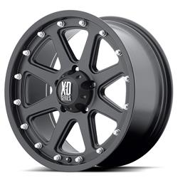 KMC XD798 Addict Matte Black Wheels 17x9