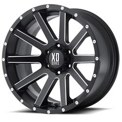 4x XD Series 17x9 XD798 Addict Wheels Matte Black 6x5.5 6x139.7-12mm 4.53" 