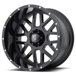 KMC XD820 Grenade Satin Black Wheels 18x8