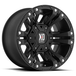 KMC XD822 Monster 2 Matte Black Wheels 18x9