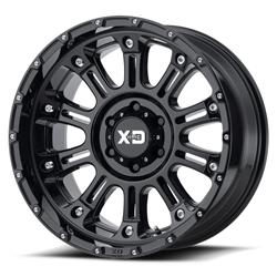 KMC XD829 Hoss II Gloss Black Wheels 18x9
