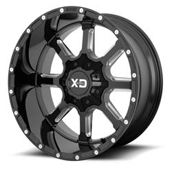 KMC XD83821267344N KMC XD838 Mammoth Gloss Black Wheels with