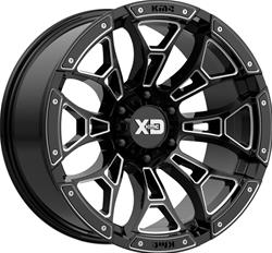 KMC XD84121050318N KMC XD841 Boneyard Gloss Black Wheels with