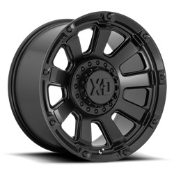 KMC XD852 Gauntlet Satin Black Wheels 20x10
